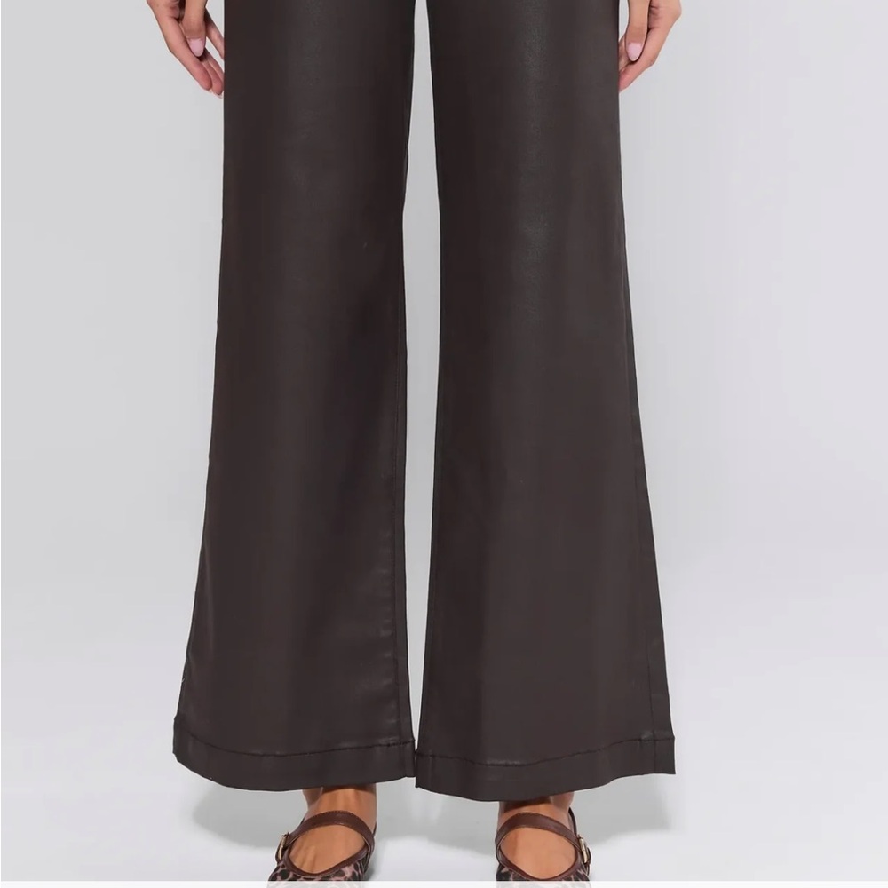 Like New! Meg Jeans Wax Coated- Brown by KUT from the Kloth - size 2